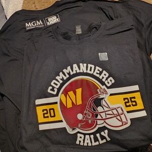 BRAND NEW WASHINGTON COMMANDERS RALLY TSHIRTS